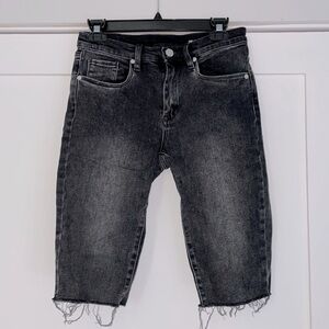 BLANKNYC stretch denim Bermuda shorts